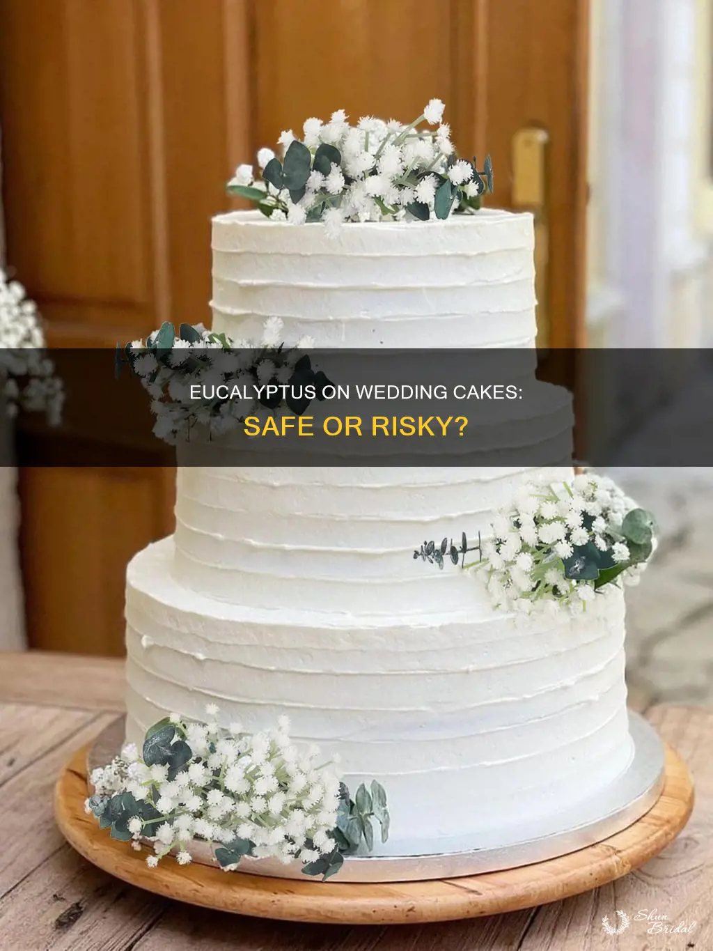 is it safe to put eucalyptus on a wedding cake