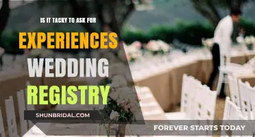 Asking for Experience: Tacky or Tasteful?
