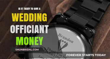 Is Gifting Cash to Your Wedding Officiant Tacky or Thoughtful?