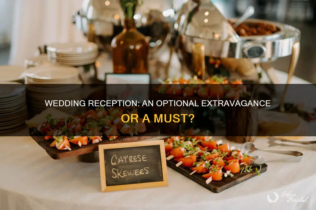 is it tacky to not have a wedding reception