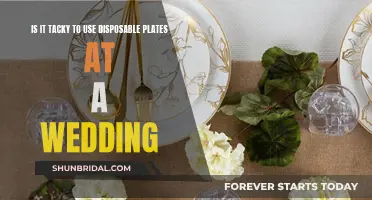Disposable Plates at a Wedding: Tacky or Practical?