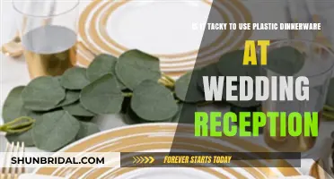 Plastic Dinnerware: Tacky or Tasteful for Wedding Receptions?