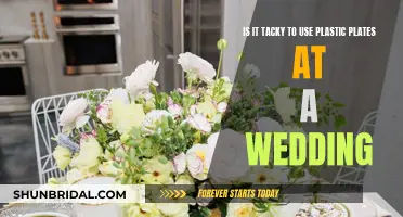 Plastic Plates at a Wedding: Tacky or Practical?