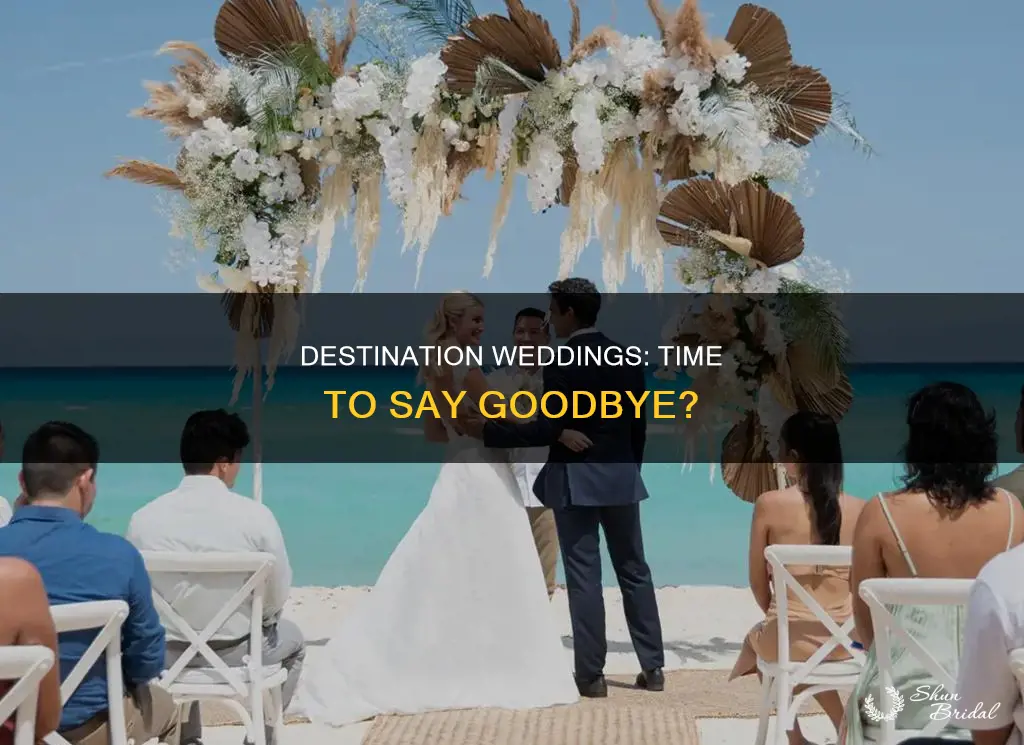 is it time to ditch destination weddings