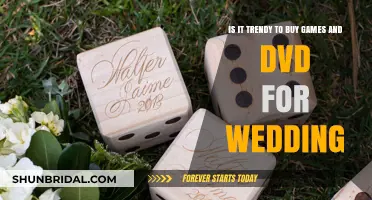 Trendy Wedding Favors: Are Games and DVDs the New Must-Haves?