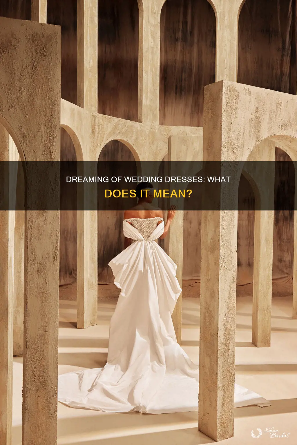is it true if you dream about wedding dress