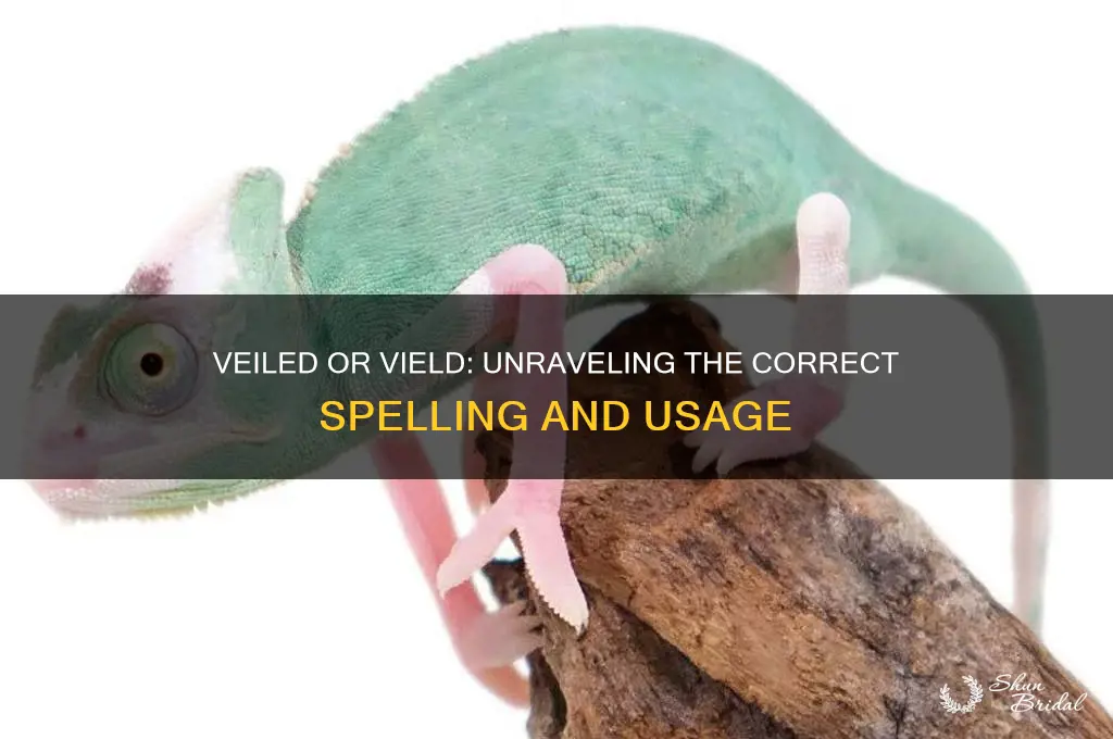 is it veiled or vieled