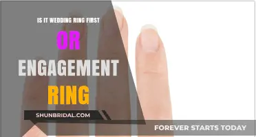 The First Ring: Wedding or Engagement?