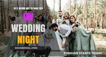 Is It Weird to Skip Wedding Night Sex? Exploring Traditions