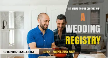 Wedding Registry: Clothing Gifts, a Good Idea?