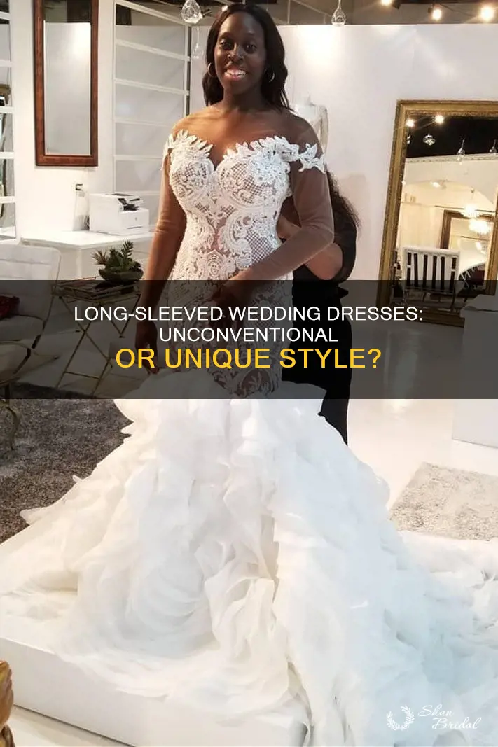 is it weird to wear long sleeve wedding dress