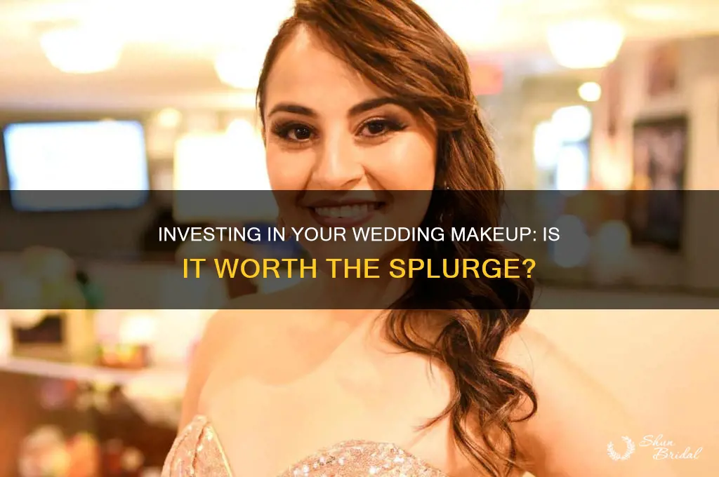 is it worth it buying your own makeup for wedding