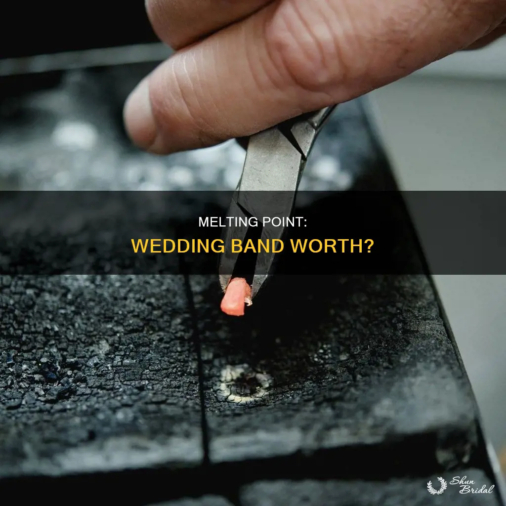 is it worth melting my wedding band