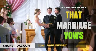 Biblical Marriage Vows: Are They Scripturally Mandated or Traditional?
