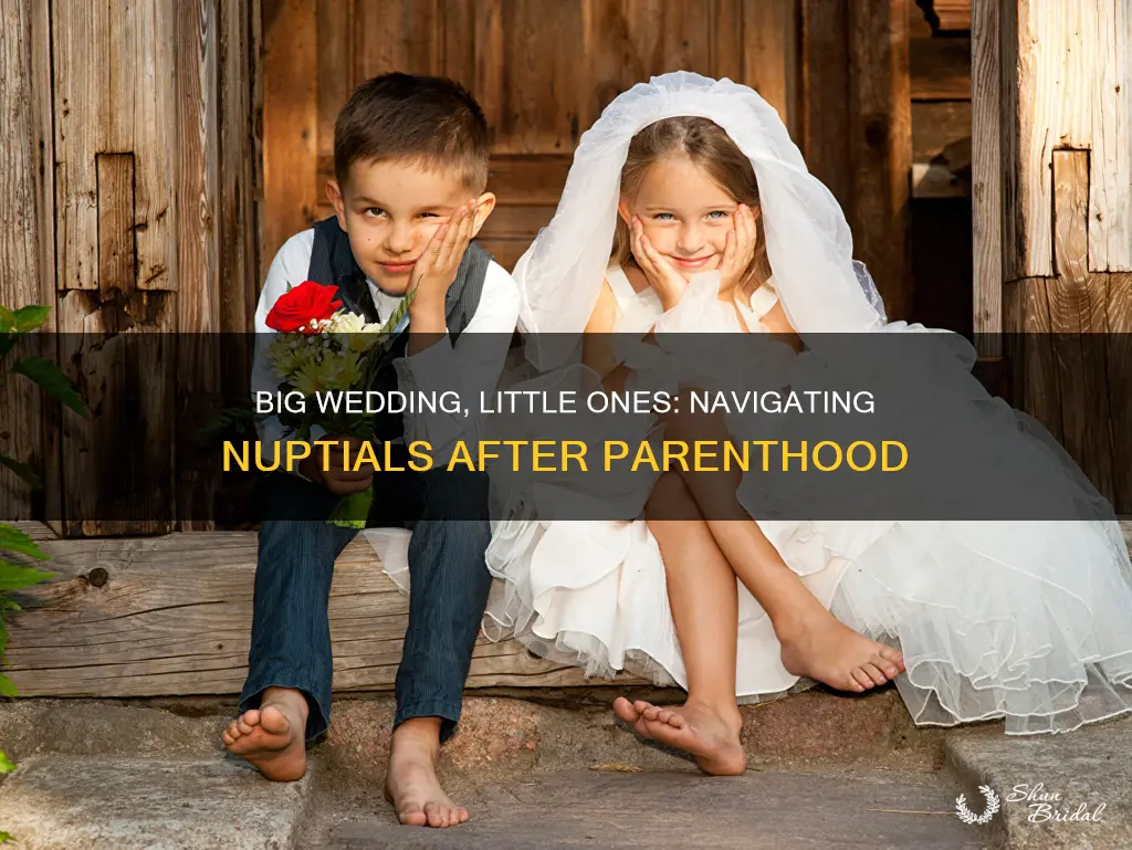 is it wrong to have a big wedding after.having kids