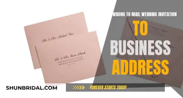 Business Address for Wedding Invites: Tacky or Practical?