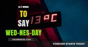 Is Pronouncing 'Wed-nes-day' Incorrect? Debunking the Myth