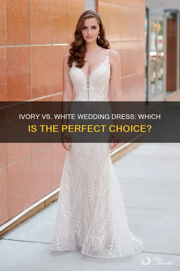 is ivory or white better for a wedding dress