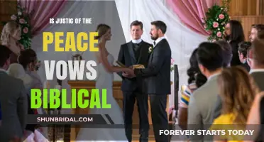 Are Justice of the Peace Vows Aligned with Biblical Teachings?