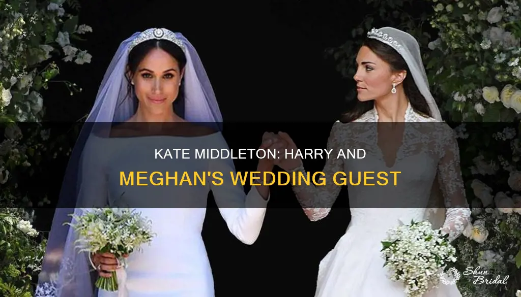 is kate middleton at the harry and meghan wedding