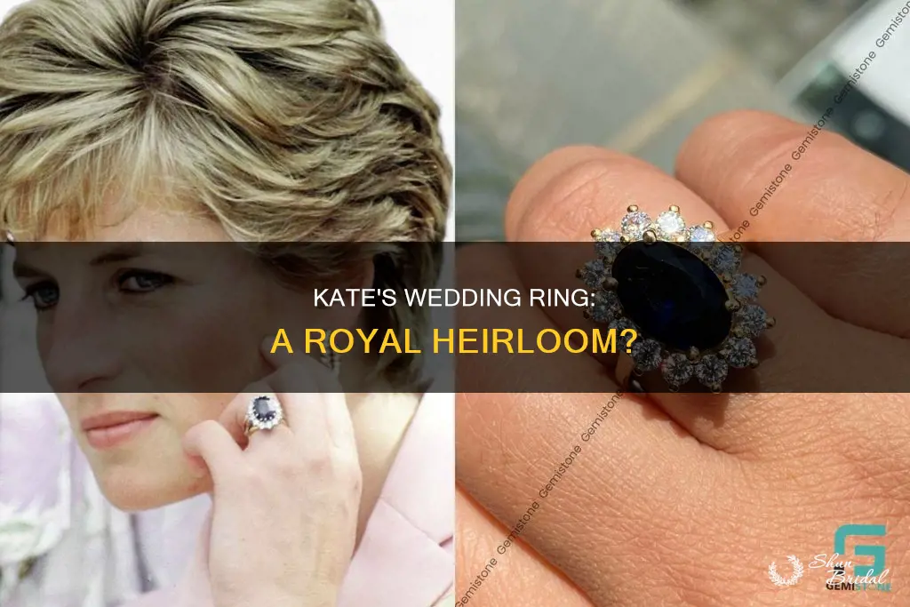 is kate middletons wedding ring the one charles gave diana