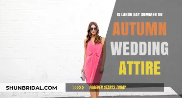 Labor Day Wedding Attire: Summer Vibes or Autumn Elegance?