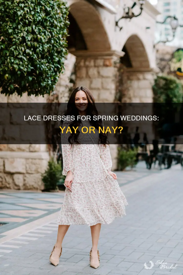 is lace good for wedding guest dress spring wedding