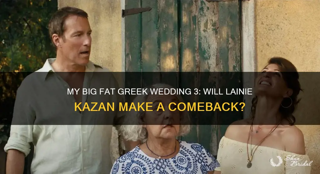 is lainie kazan in my big fat greek wedding 3