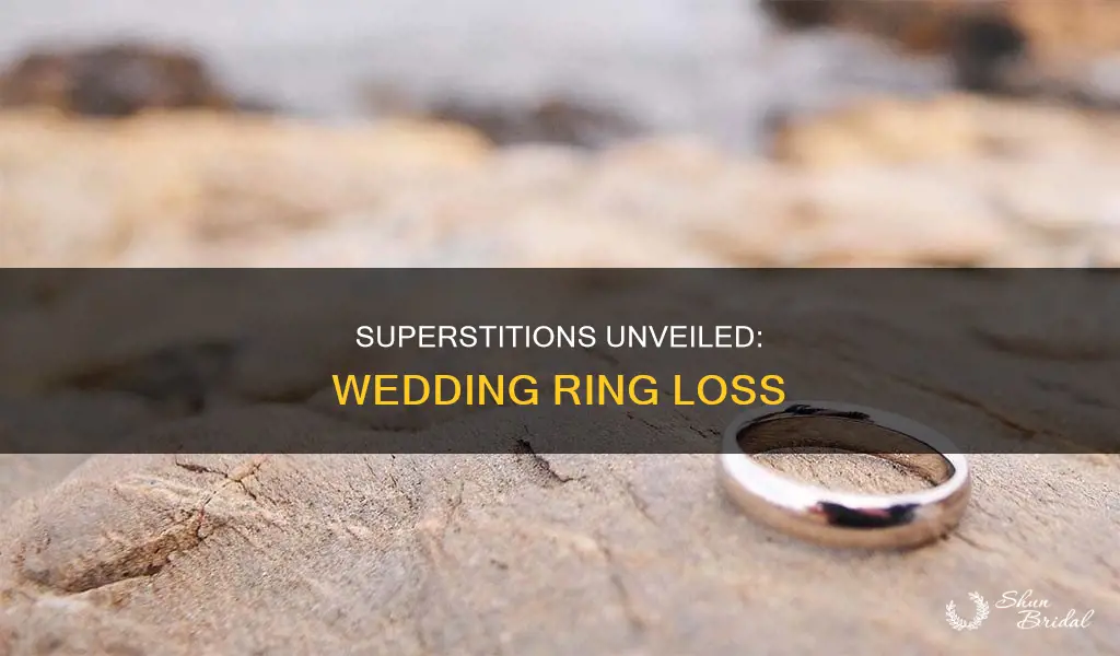 is losing a wedding ring a bad sign