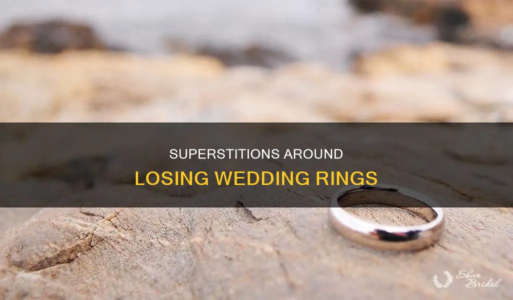 is losing a wedding ring bad luck