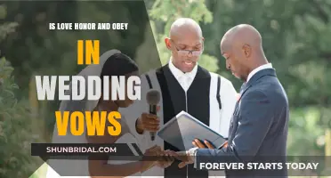 Love, Honor, and Obey: Should Traditional Vows Still Be Said?