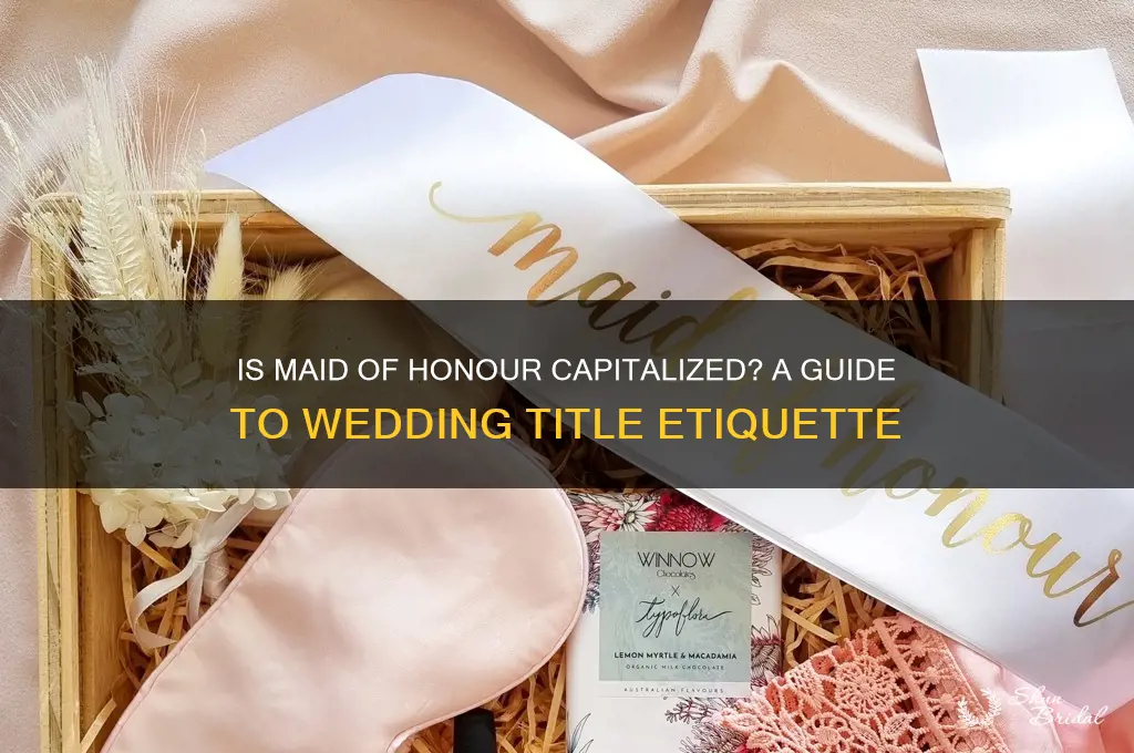 is maid of honour capitalized