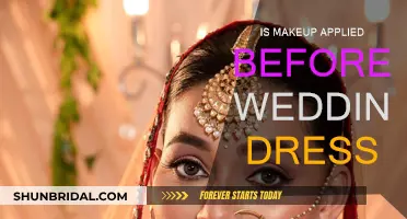 Makeup First, Then Dress: The Wedding Day Order