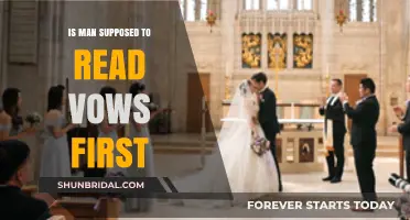 Who Goes First? The Debate Over Reading Wedding Vows