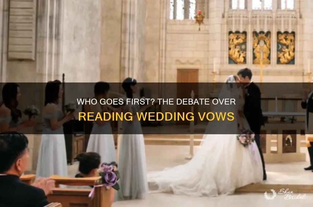 is man supposed to read vows first