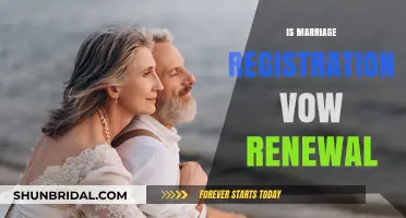 Marriage Registration vs. Vow Renewal: Understanding the Key Differences