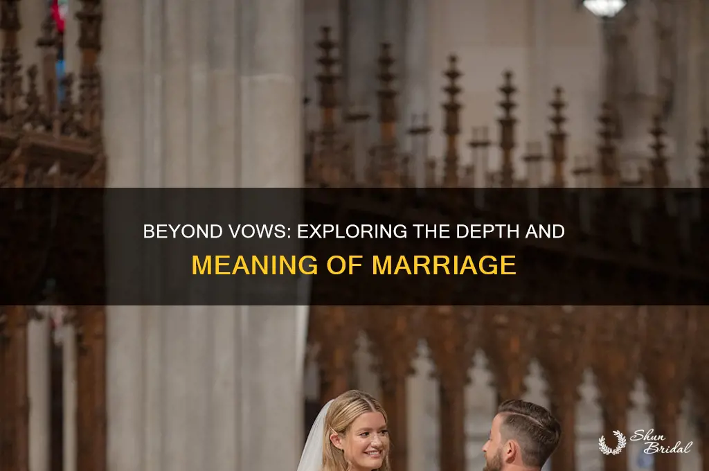is marriage simply making vows to each other