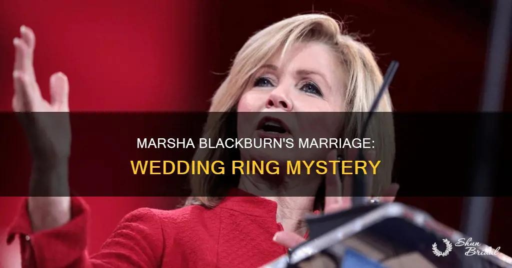 is marsha blackburn still married no wedding rings in ads
