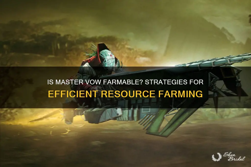 is master vow farmable