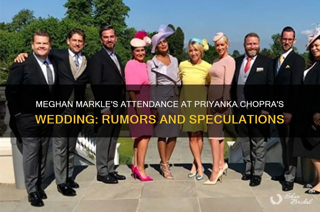 is meghan markle going to priyanka chopra wedding