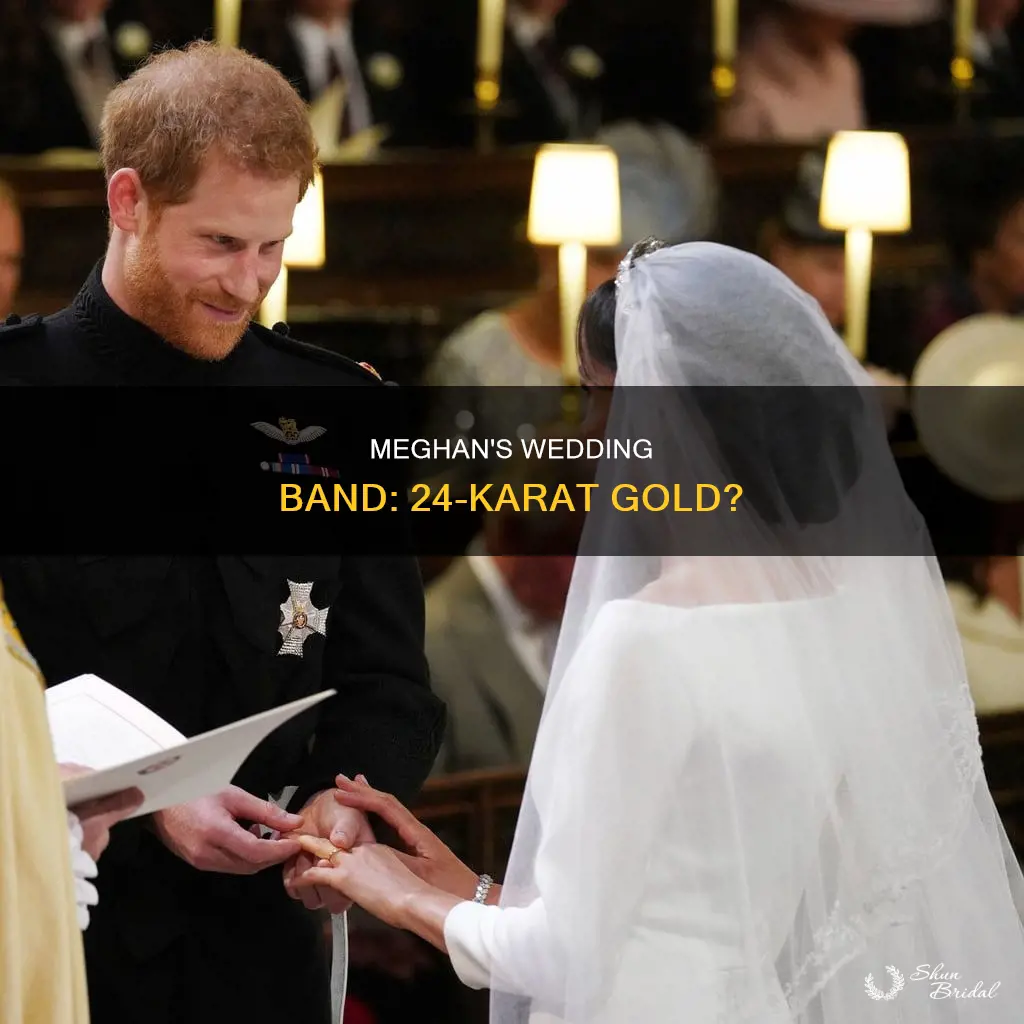 is meghan markle wedding band pure gold