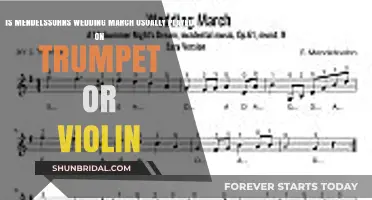 Trumpet or Violin: The Usual Choice for Mendelssohn's Wedding March?