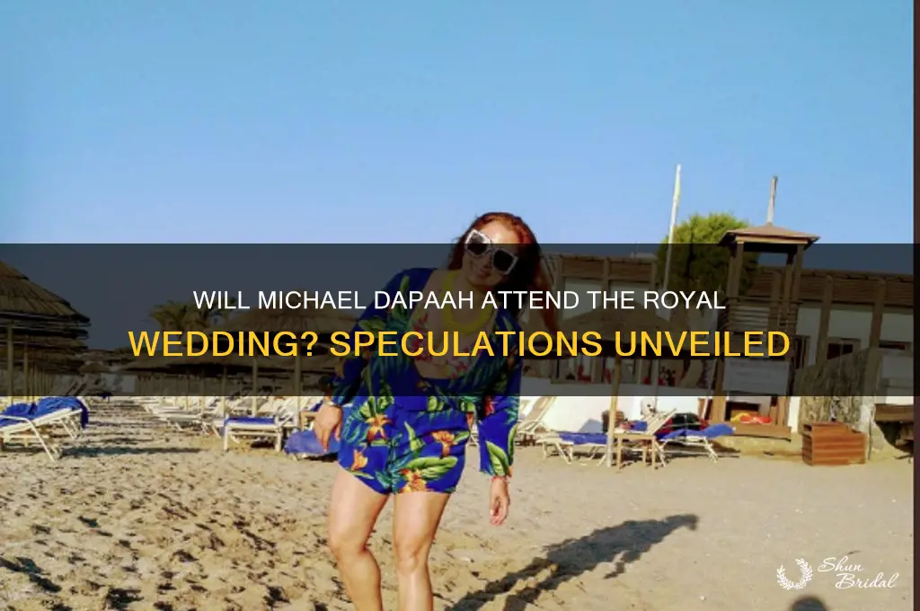 is michael dapaah going to the royal wedding