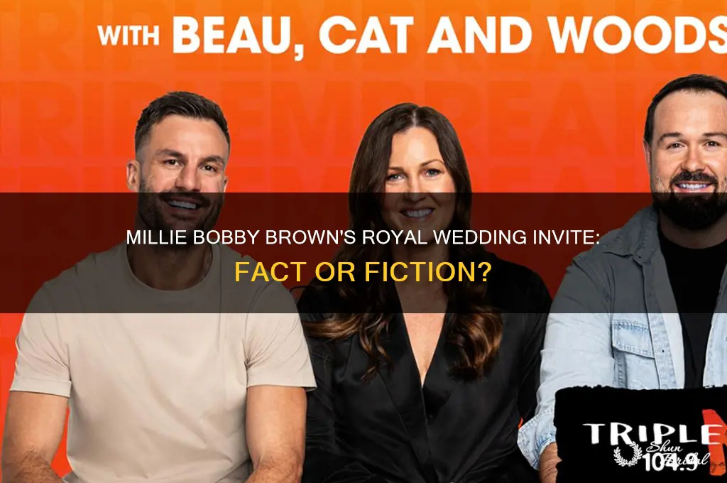 is millie bobby brown going to the royal wedding
