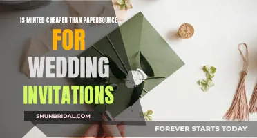 Minted vs PaperSource: Cheaper Wedding Invitations?