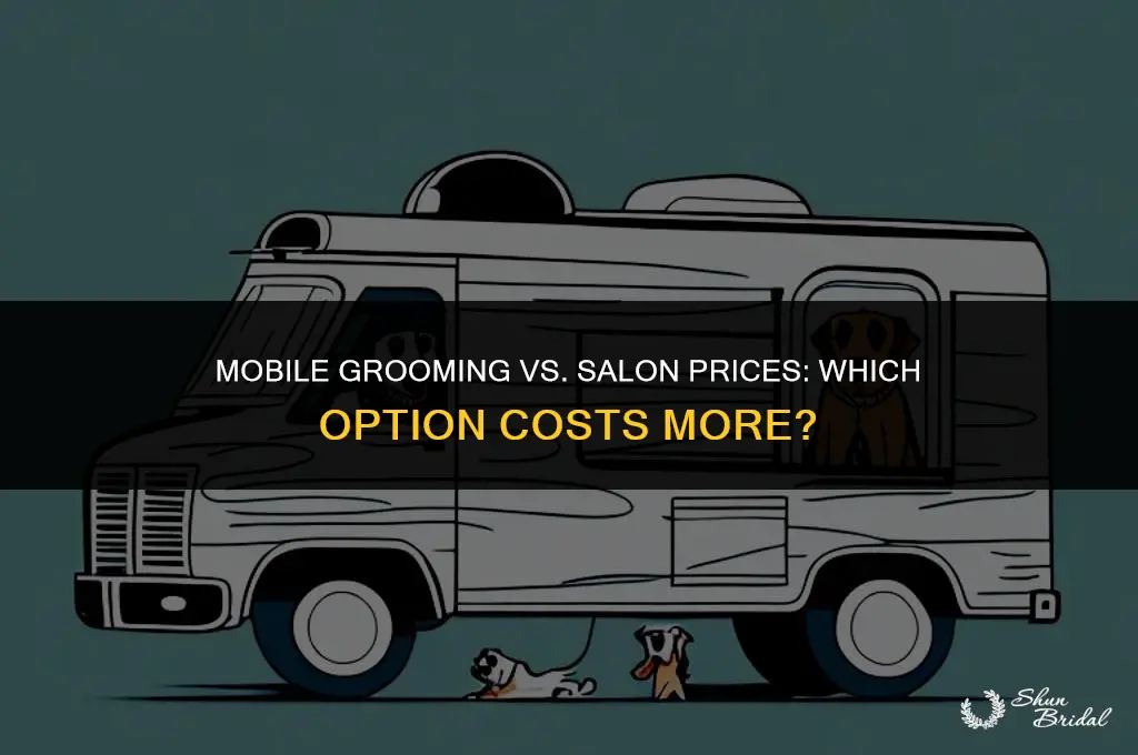 is mobile grooming more expensive
