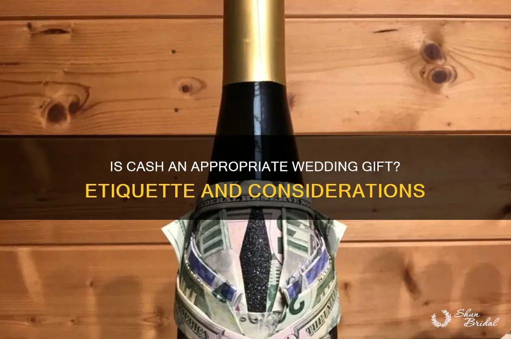 is money an appropriate wedding gift