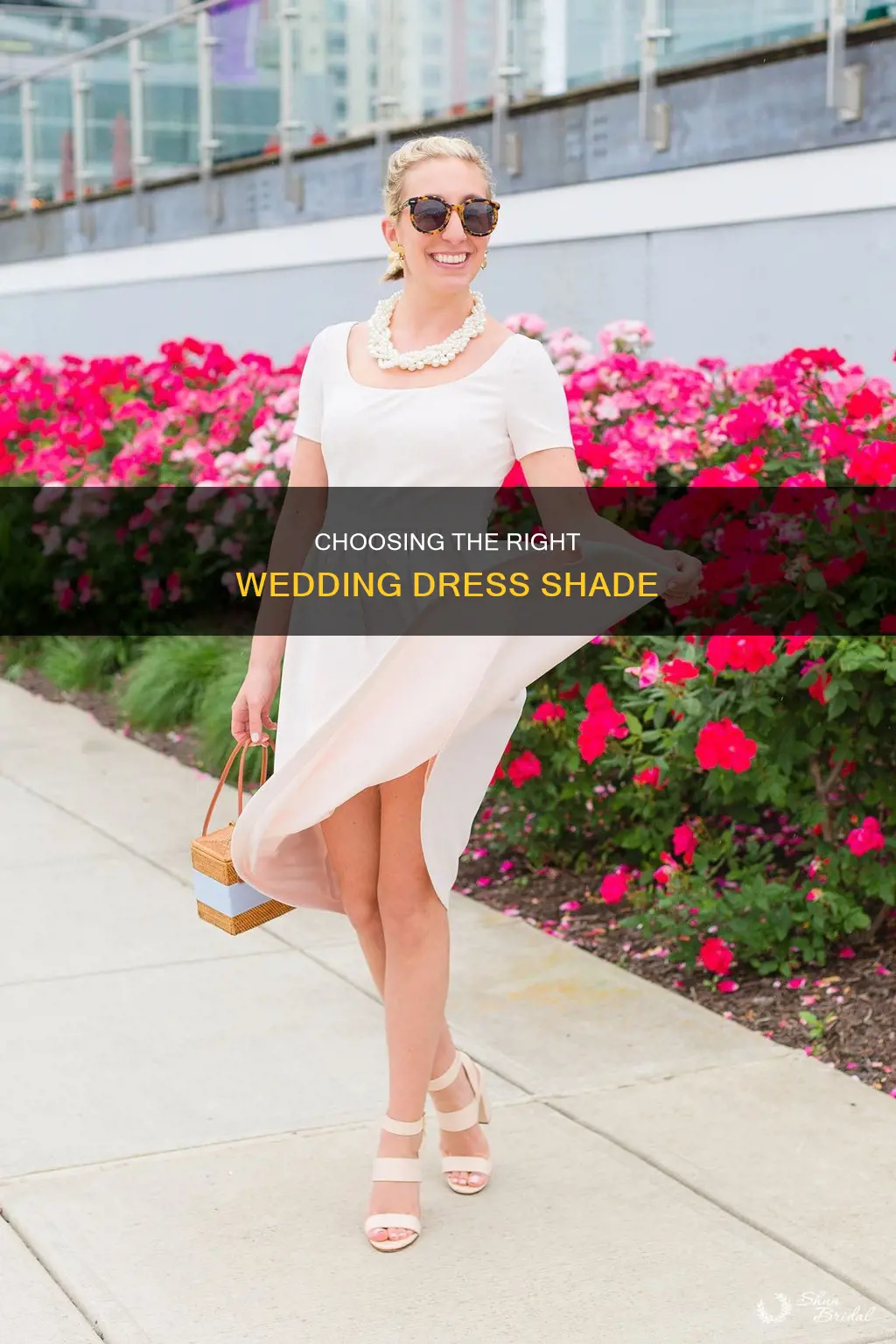 is my dress too white for a wedding