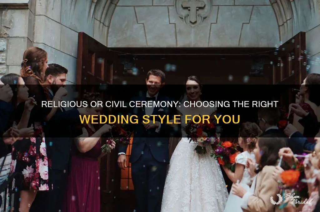 is my wedding religious or civil ceremony