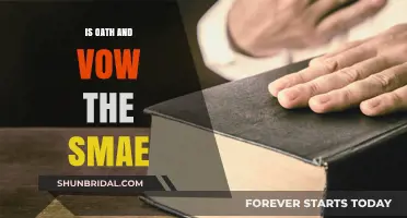 Oaths vs. Vows: Understanding the Key Differences and Similarities